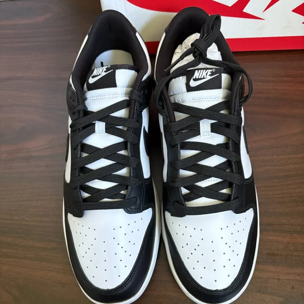 Nike Dunk Low 'Panda' Sneakers Black/White DD1391-100 Men's Size 13 NEW